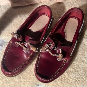 Frye Leather Boat Shoes Quincy